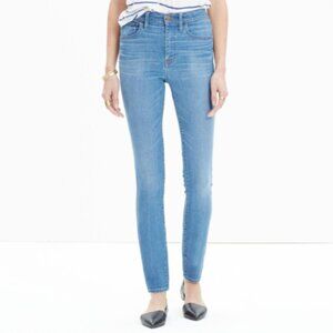 Madewell 10" High Riser Skinny Skinny Jeans in Rosedale